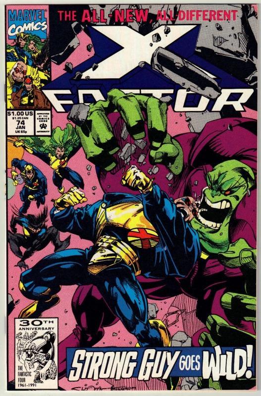 X-Factor #74 comic book near mint 9.4
