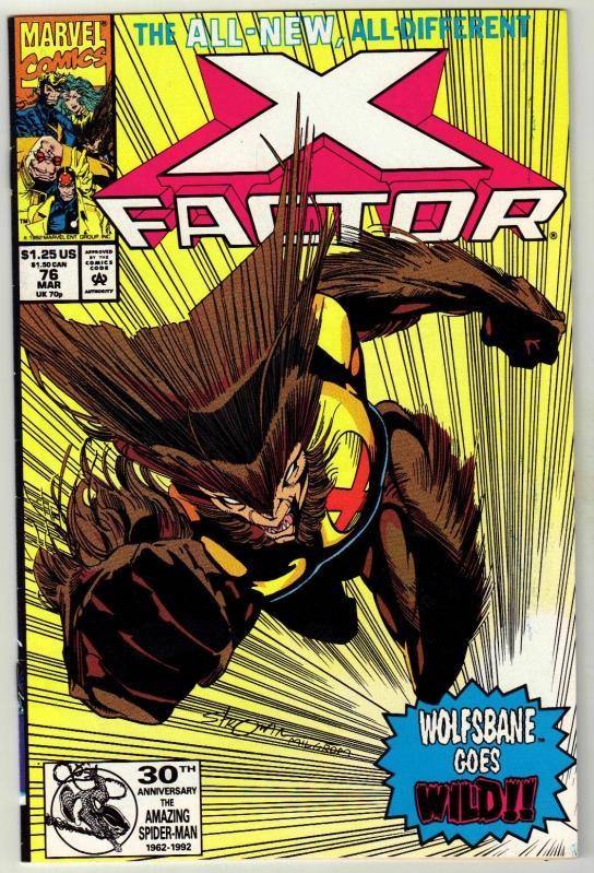 X-Factor #76 comic book near mint 9.4