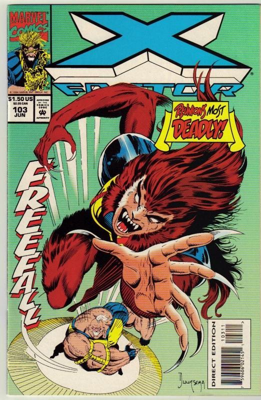 X-Factor #103 comic book near mint 9.4