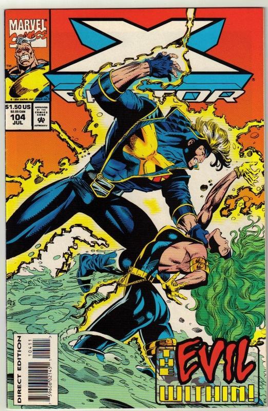 X-Factor #104 comic book near mint 9.4