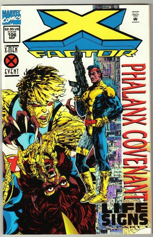 X-Factor #106 comic book near mint 9.4
