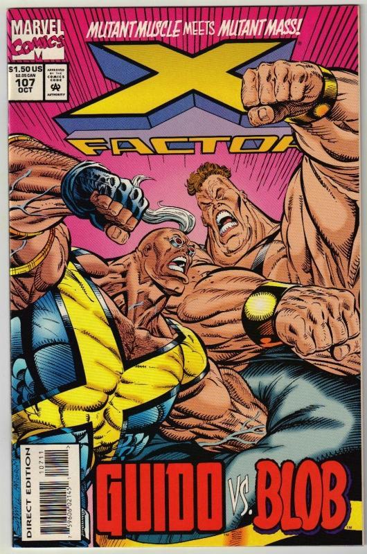 X-Factor #107 comic book near mint 9.4