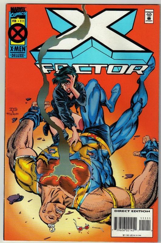 X-Factor #111 comic book near mint 9.4