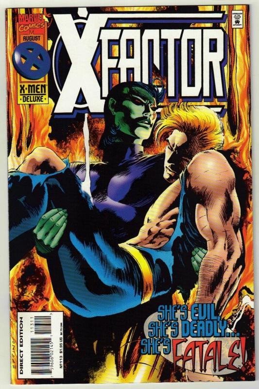 X-Factor #113 comic book near mint 9.4