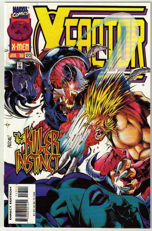 X-Factor #123 comic book near mint 9.4