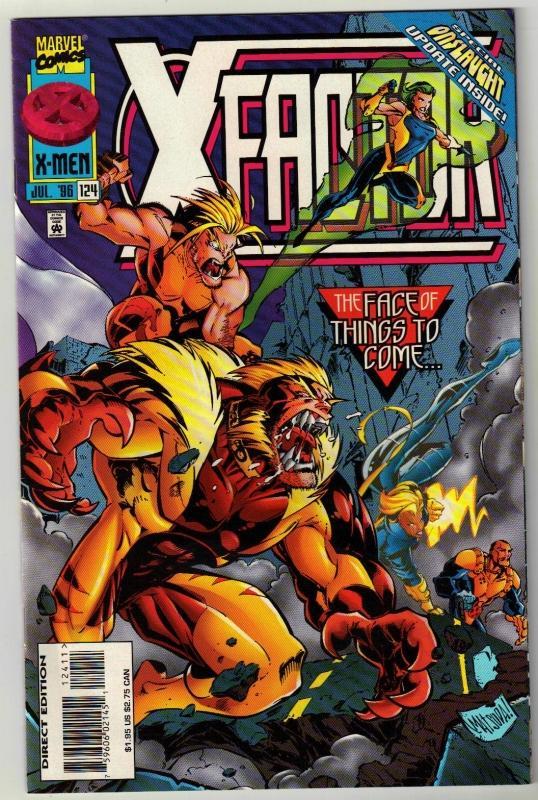 X-Factor #124 comic book near mint 9.4