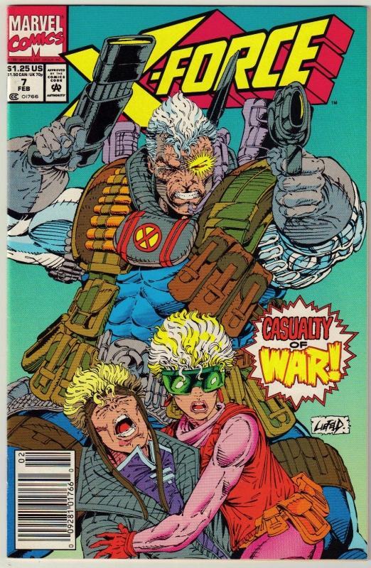 X-Force #7 comic book near mint 9.4