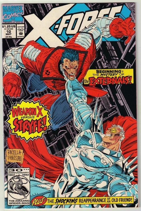 X-Force #10 comic book near mint 9.4