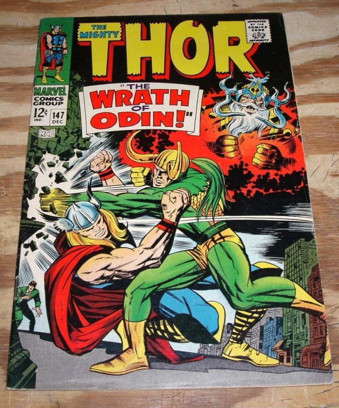 The Mighty Thor #147 comic book fine/very fine 7.0