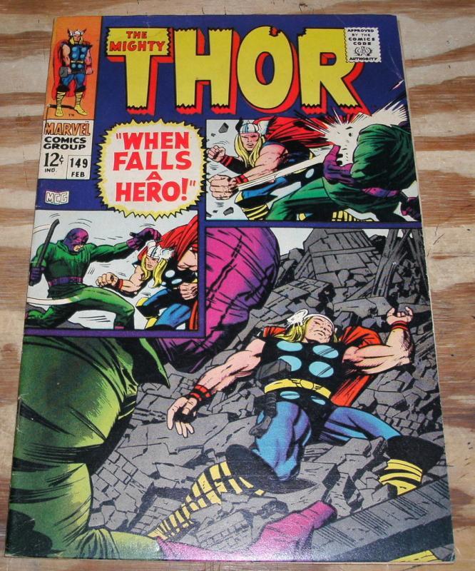 The Mighty Thor #149 comic book fine 6.0