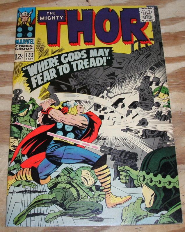 The Mighty Thor #132 comic book very fine 8.0