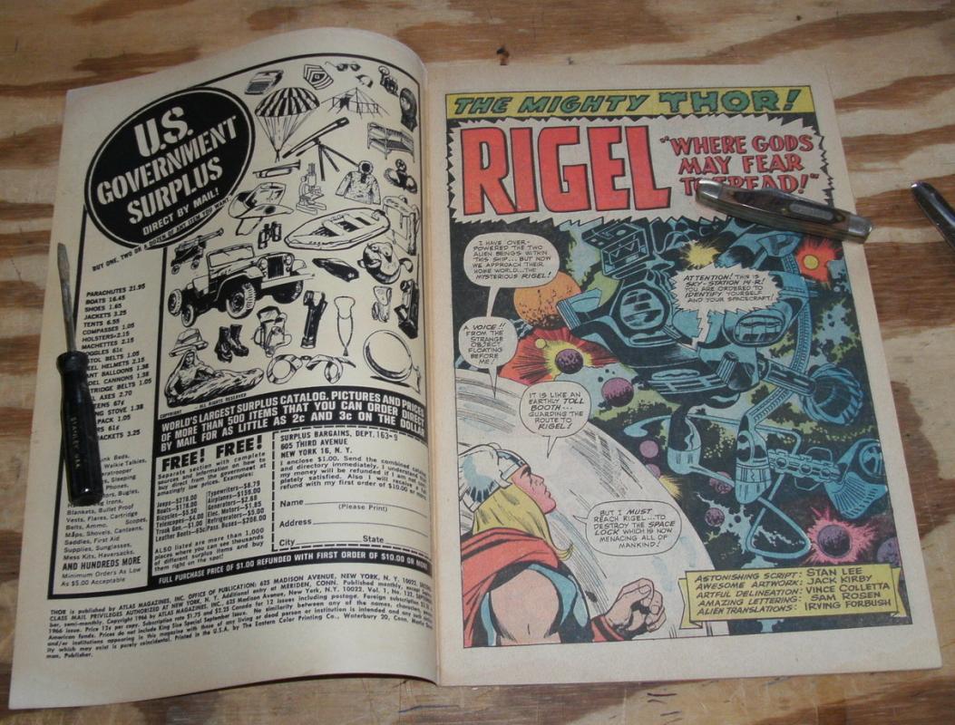 The Mighty Thor #132 comic book very fine 8.0