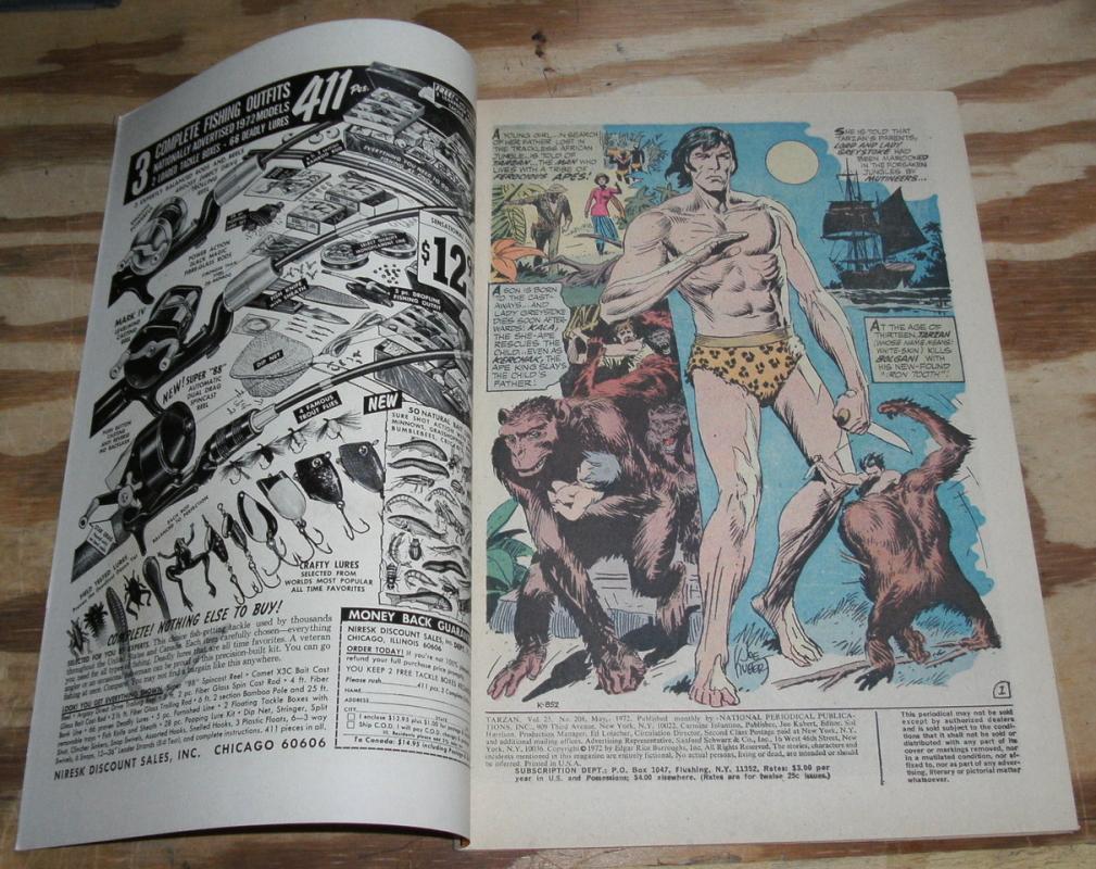 Tarzan of the Apes #208 comic book near mint 9.4