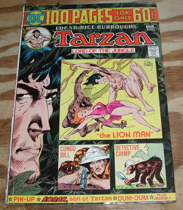 Tarzan Lord of the Jungle #234 comic book very fine 8.0
