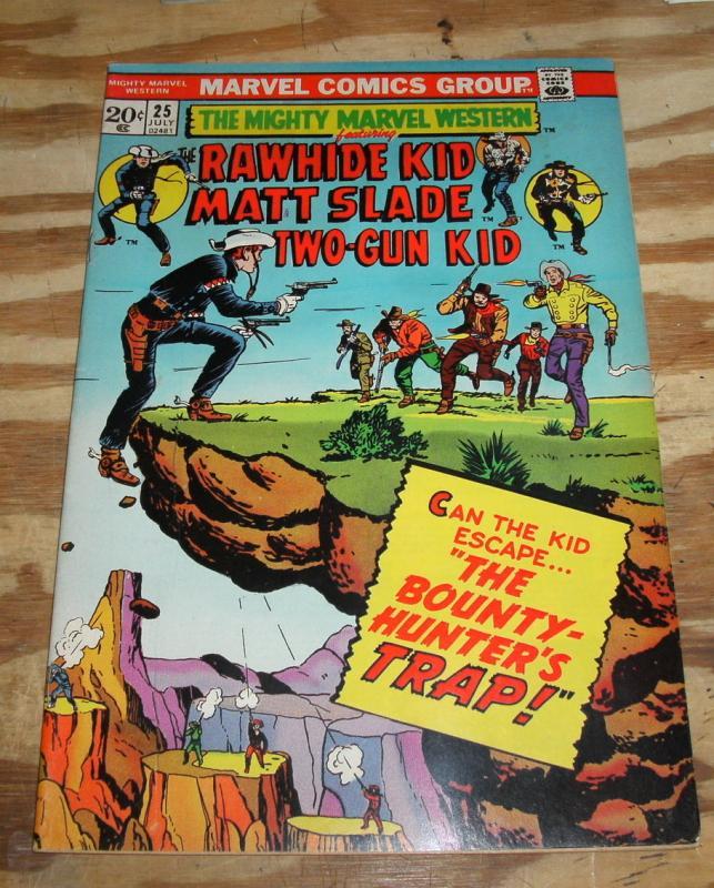 Mighty Marvel Western #25 comic book very fine 8.0