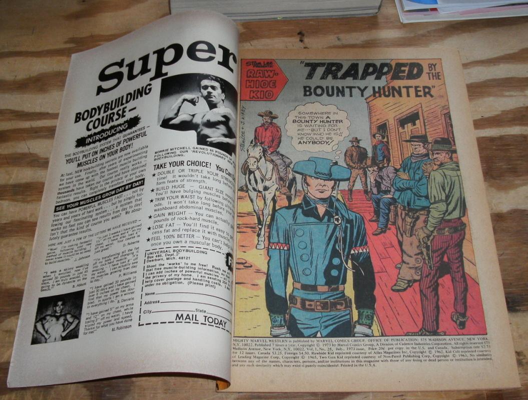 Mighty Marvel Western #25 comic book very fine 8.0