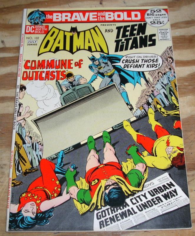 Brave and the Bold #102 comic book near mint 9.4