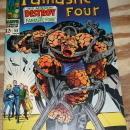 Fantastic Four #68 comic book very fine 8.0 but mvs stamp clipped