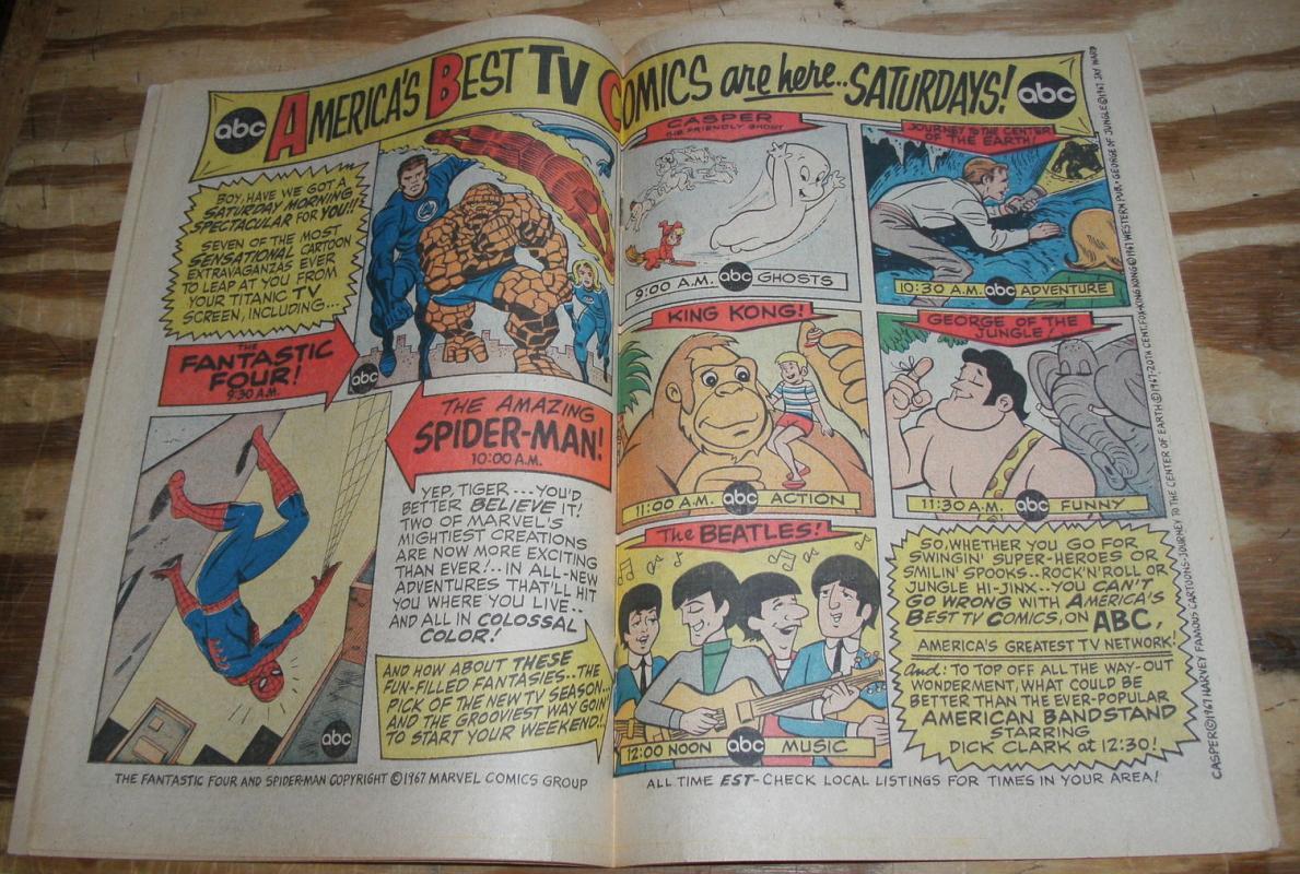 Fantastic Four #68 comic book very fine 8.0 but mvs stamp clipped