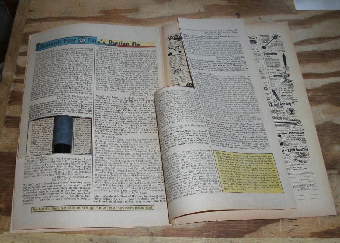 Fantastic Four #70 comic book very fine 8.0 but mvs stamp clipped