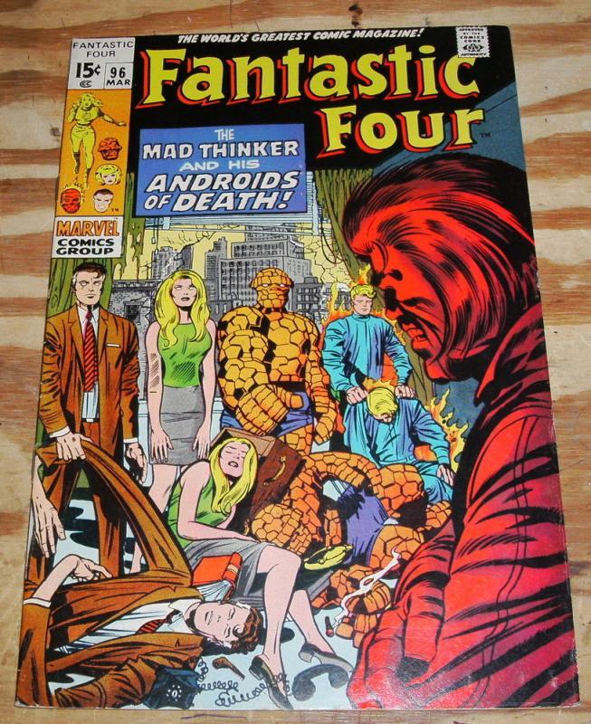 Fantastic Four #96 comic book very fine 8.0