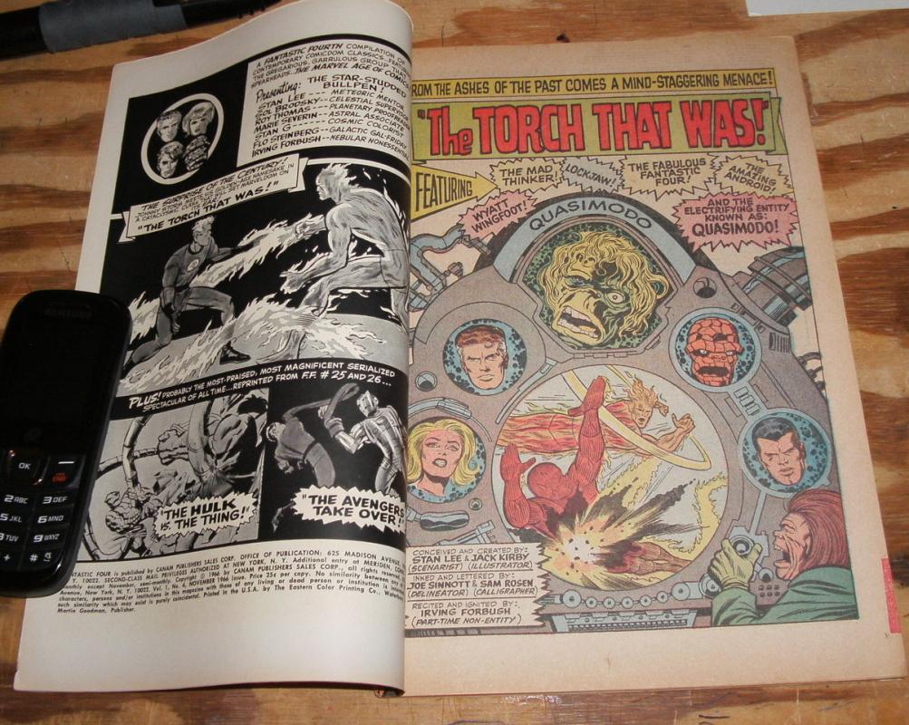 Fantastic Four Special #4 (annual) comic book very fine 8.0
