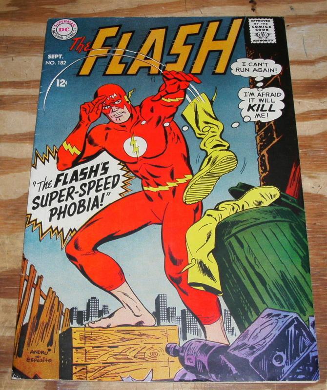 The Flash #182 comic book very fine 8.0