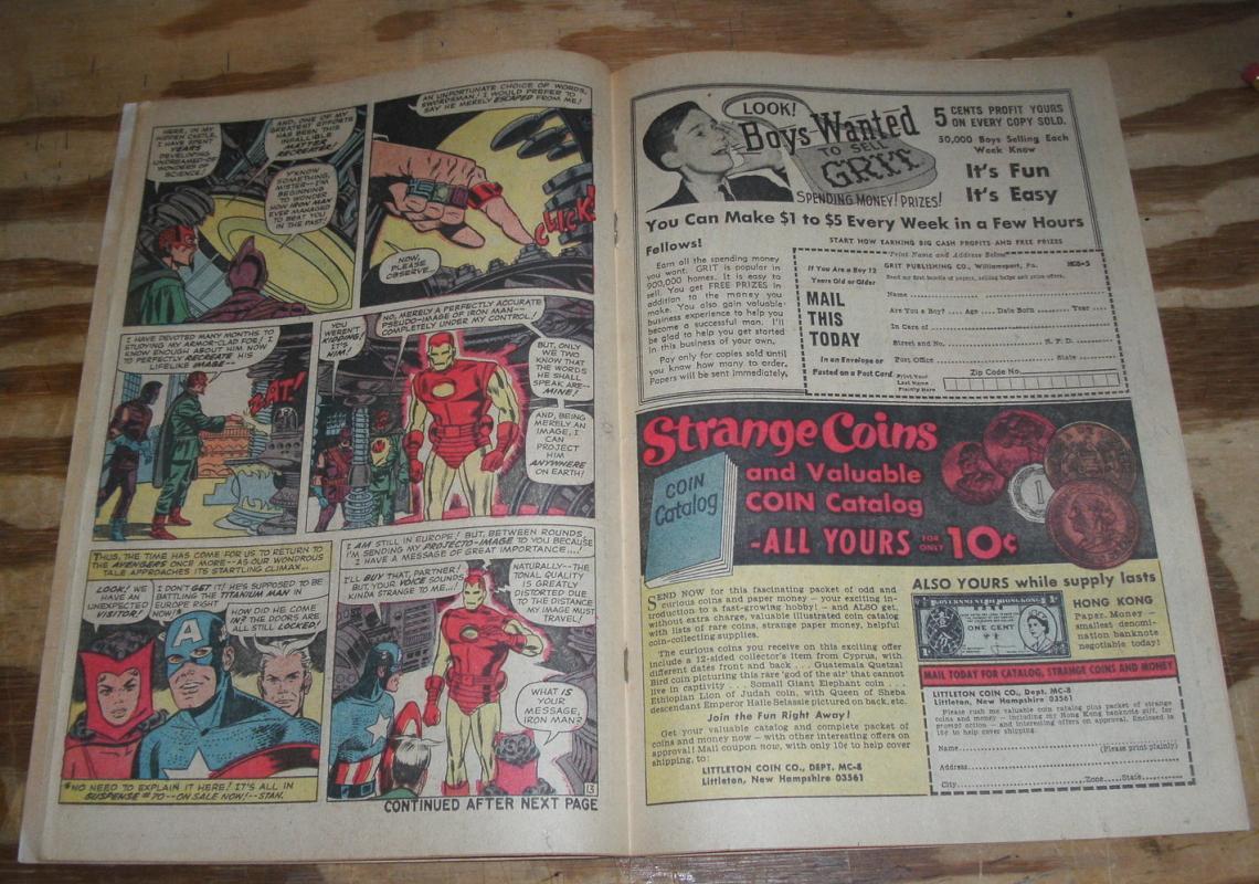 The Avengers #20 comic book vg/fn 5.0