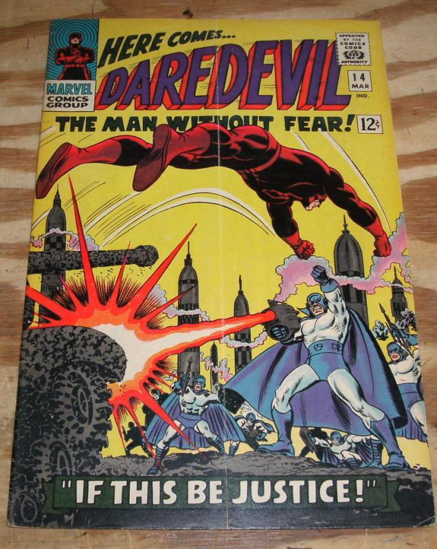 Daredevil the Man Without Fear #14 comic book very good/fine 5.0
