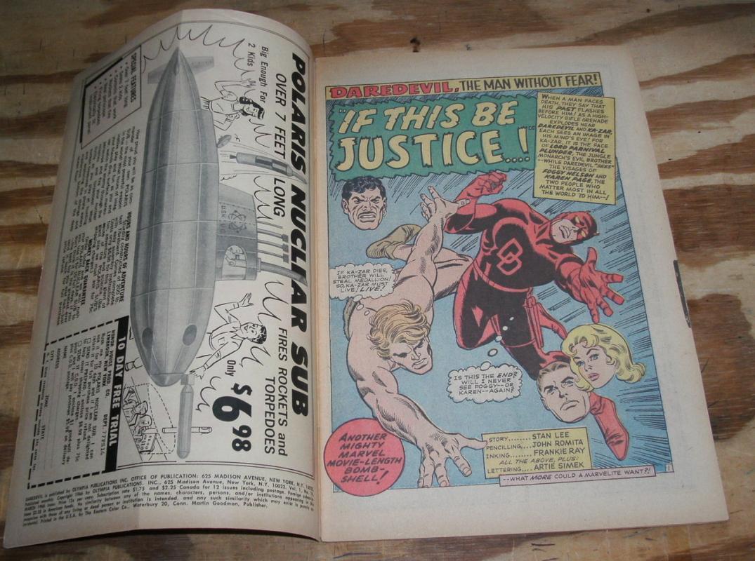Daredevil the Man Without Fear #14 comic book very good/fine 5.0