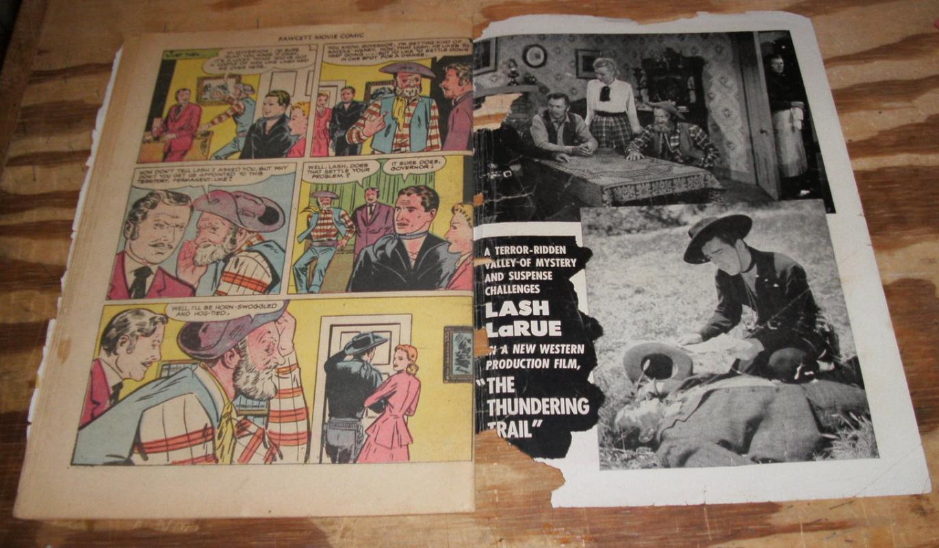 Lash Larue Thundering Trail #11 comic fa 1.5