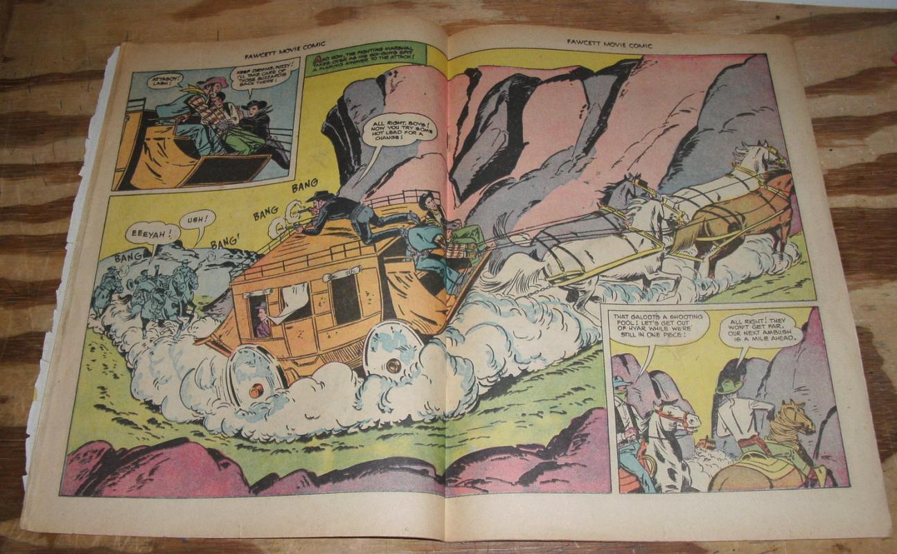 Lash Larue Thundering Trail #11 comic fa 1.5