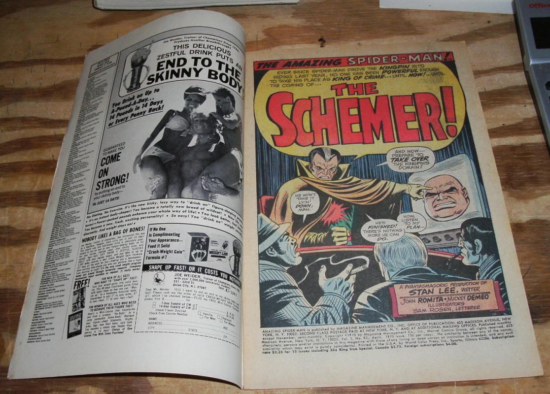 Amazing Spider-man #83 comic book fine 6.0
