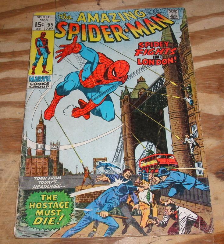 Amazing Spider-man #95 comic book very good 4.0
