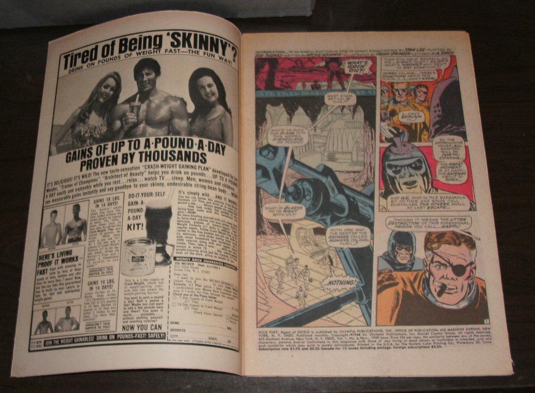 Nick Fury, Agent of SHIELD #6 comic vf 8.0
