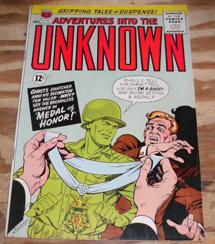 Adventures Into the Unknown #149 comic book fn 6.0
