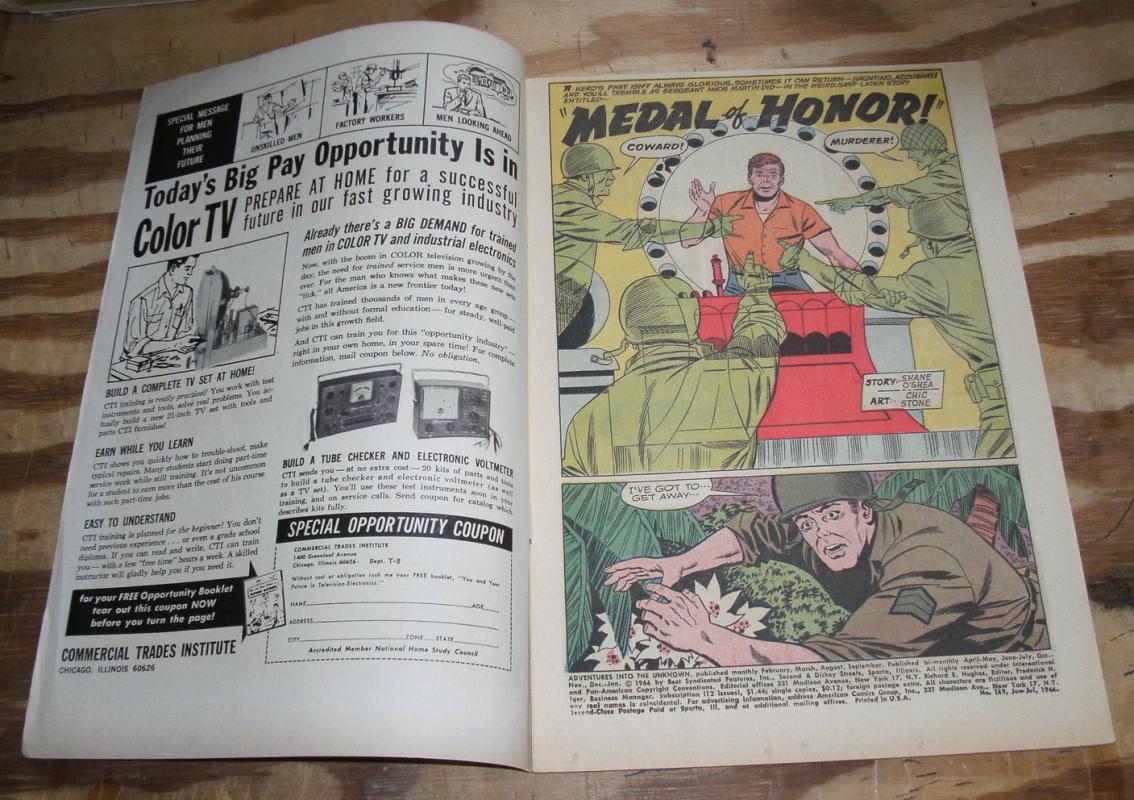 Adventures Into the Unknown #149 comic book fn 6.0