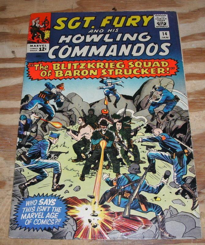 Sgt. Fury #14 comic fn+ 6.5