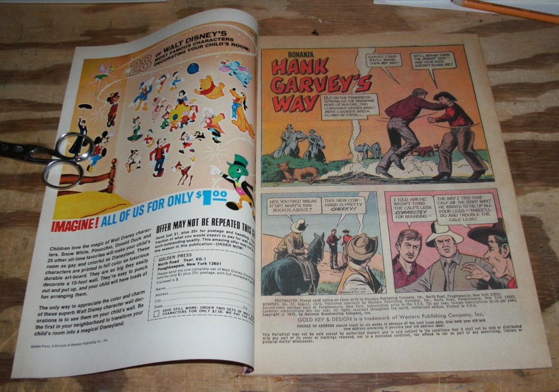 very fine Bonanza Comic #37