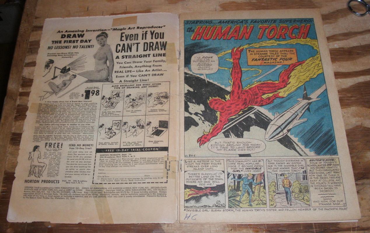 Strange Tales #101 comic g+ 2.5
