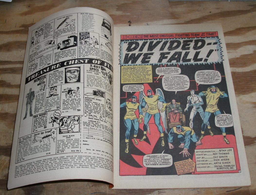 Uncanny X-men #22 comic book vf 8.0