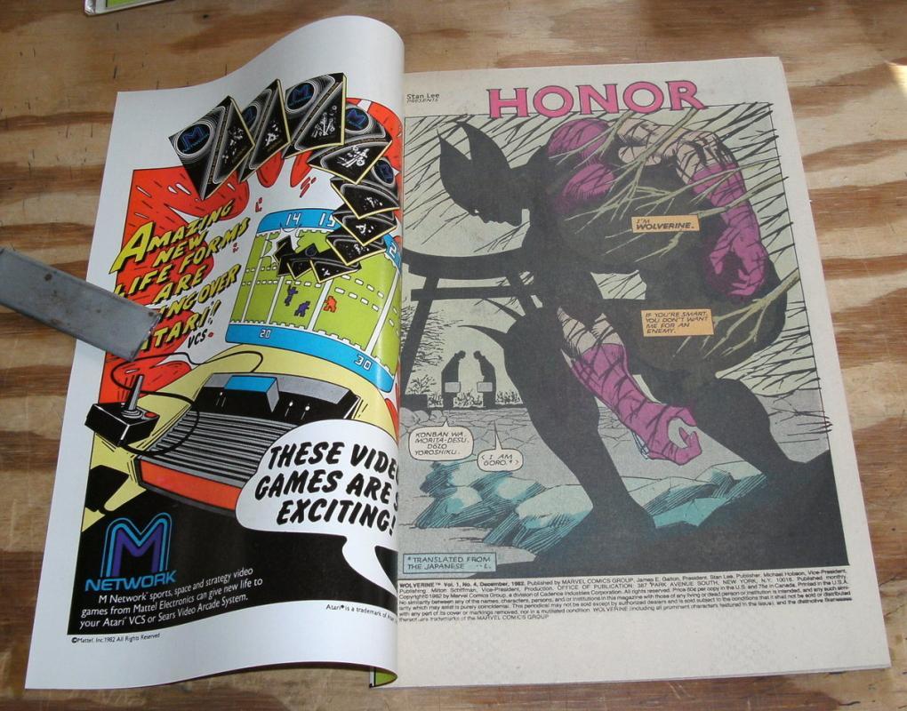 Wolverine limited series #4 near mint plus 9.6