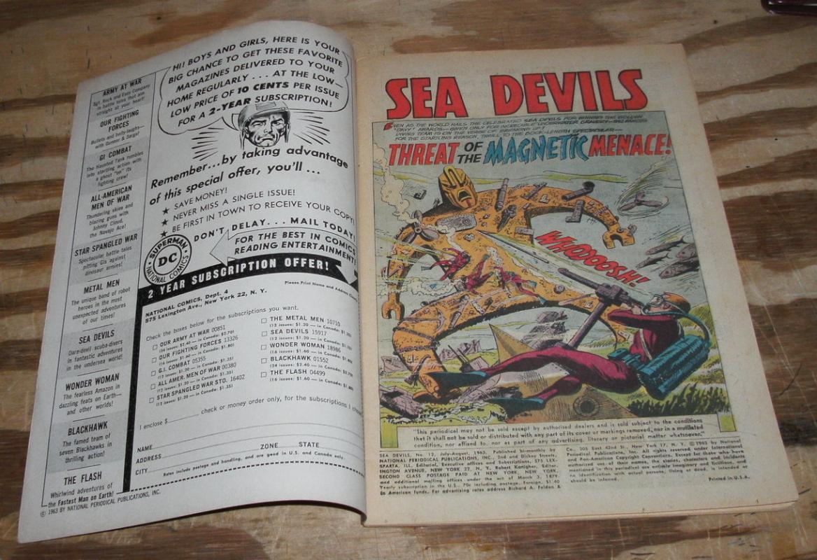 Sea Devils #12 comic book fn 6.0