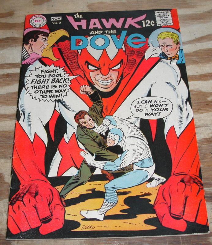 Hawk and the Dove #2 comic book fn/vf 7.0