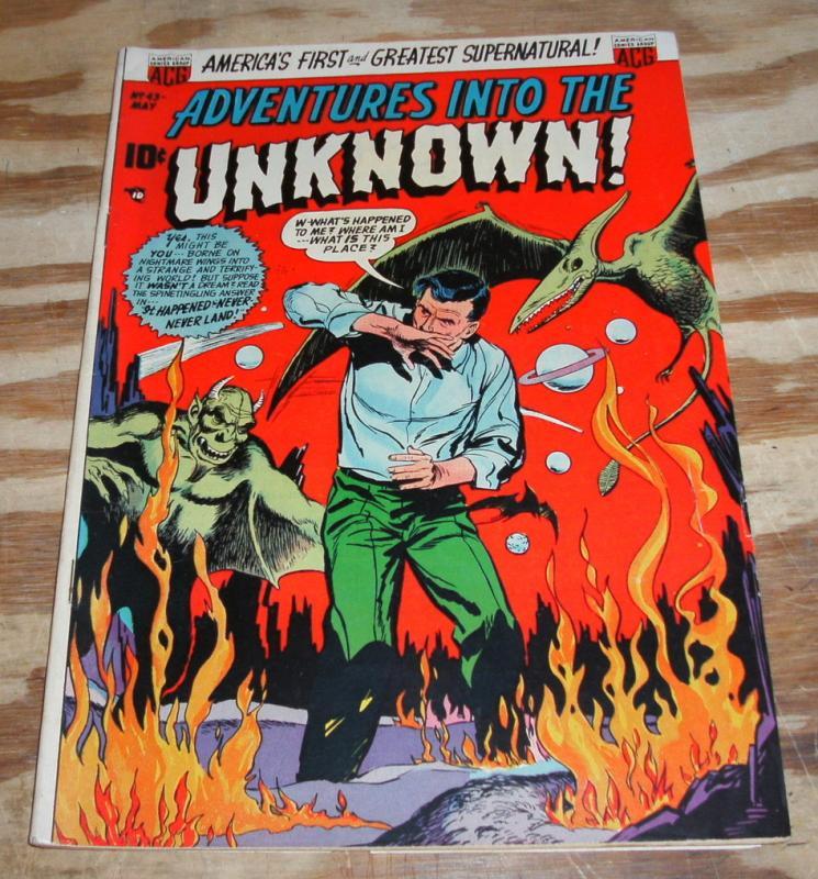 Adventures Into the Unknown #43 comic fn/vf 7.0