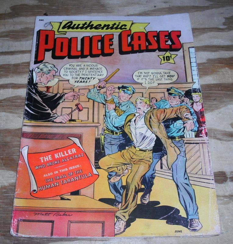 Authentic Police Cases #13 comic vg+ 4.5