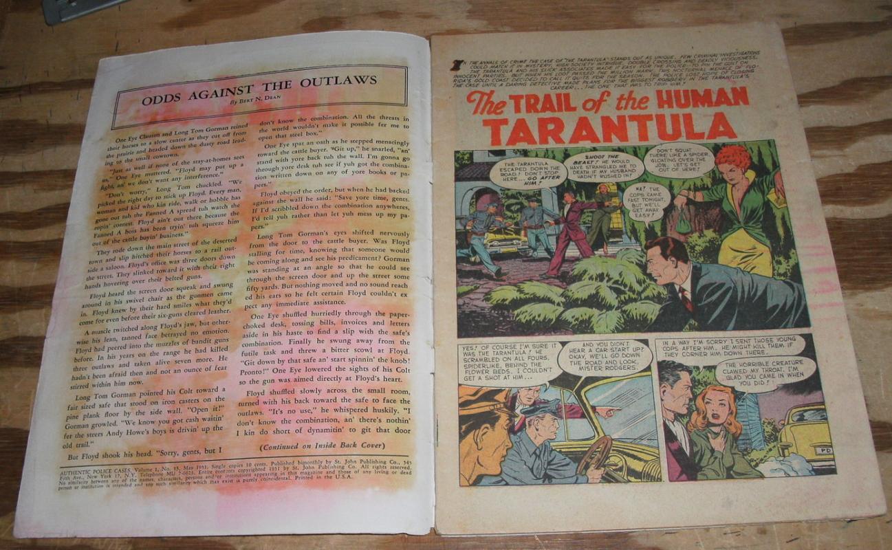 Authentic Police Cases #13 comic vg+ 4.5