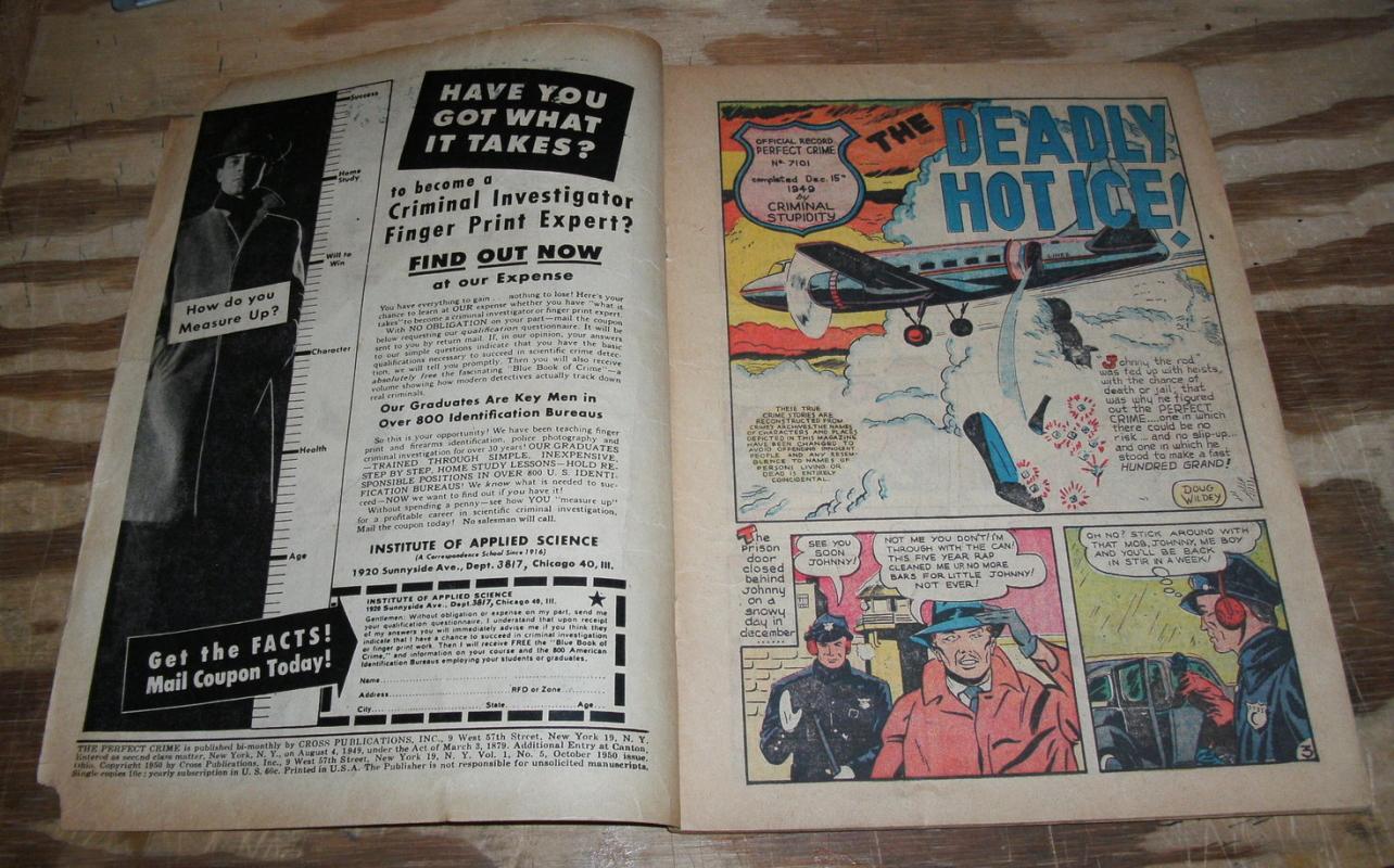 Perfect Crime #5 comic g/vg 3.0