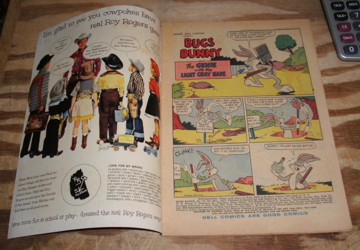 Bugs Bunny #57 comic book fn 6.0
