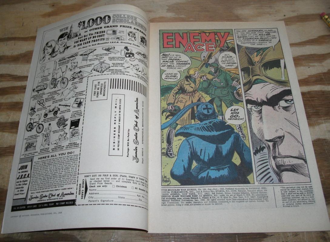 Star Spangled War Stories presents Enemy Ace #146 comic book very fine 8.0